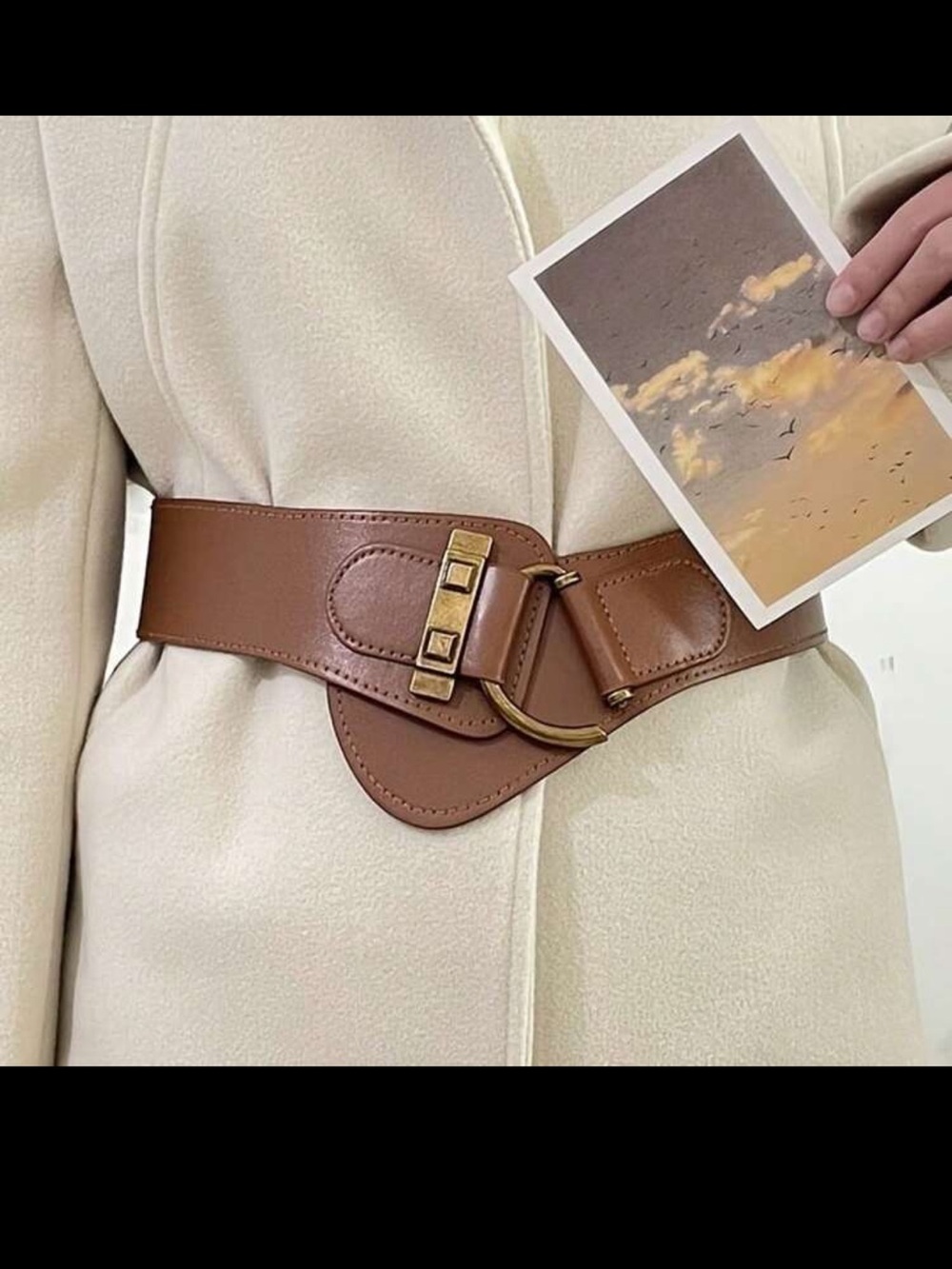 🤎 PLUS Faux Leather Stretch Belt 🤎 - Picture 2 of 5